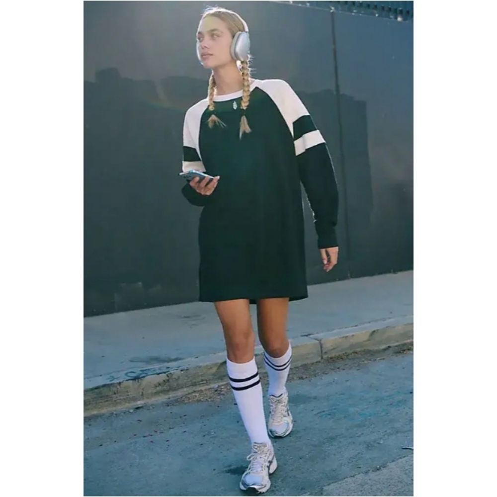 Free People Movement Heritage Sport Dress Black